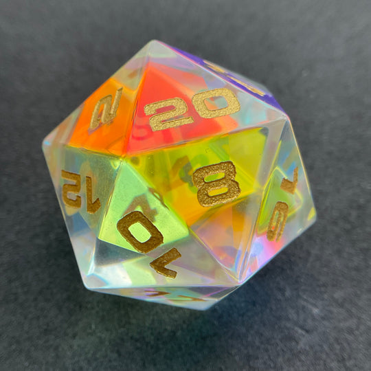 Prismatic Glass 30mm D20 Chonk