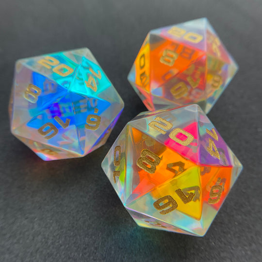 Prismatic Glass 30mm D20 Chonk