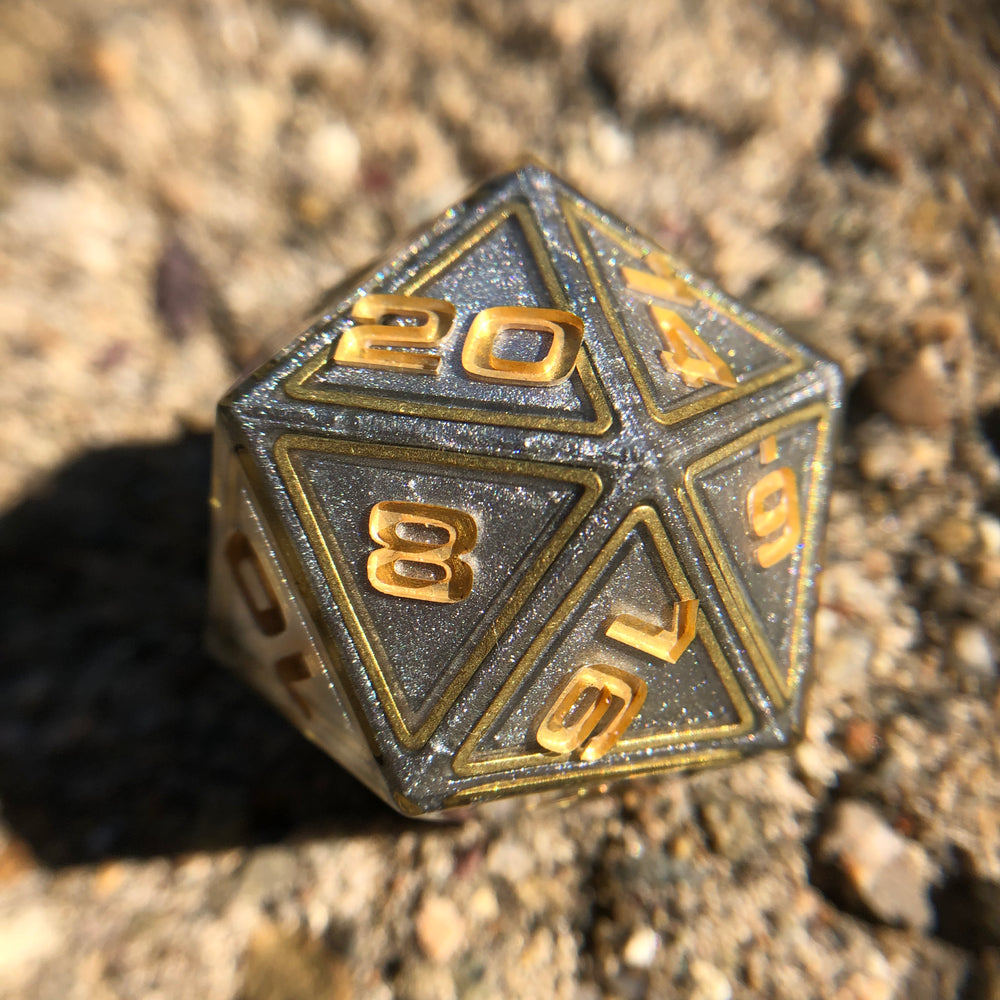 Metallic 3-Piece D20 Chonk Set