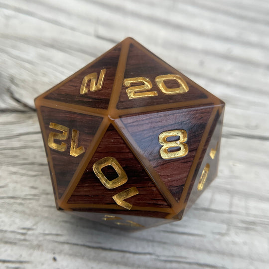 Bolivian Rosewood 34mm D20 Chonk