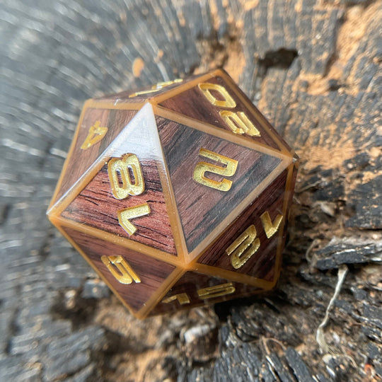 Bolivian Rosewood 34mm D20 Chonk