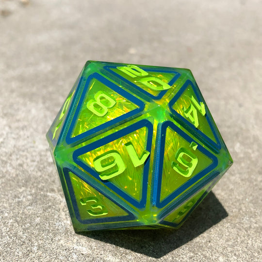 Chartreuse Hypernova 34mm D20 Chonk