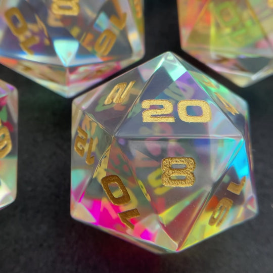 Prismatic Glass 30mm D20 Chonk