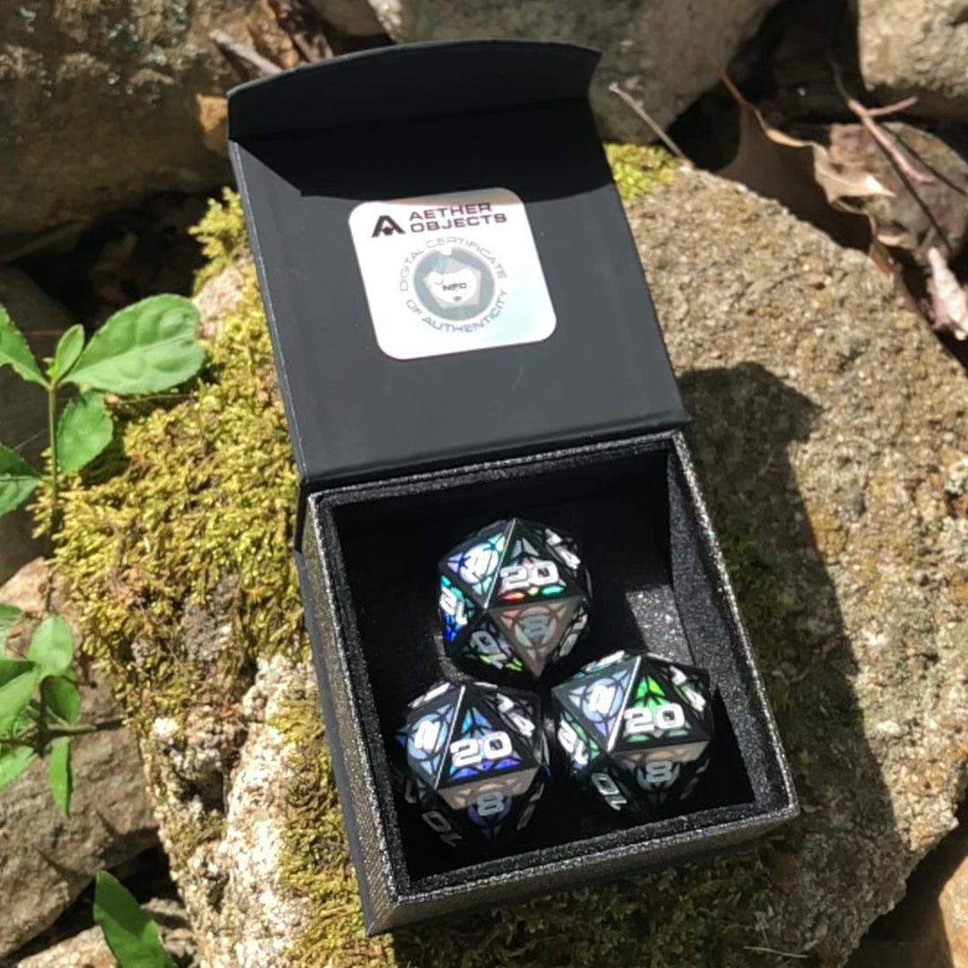 Holo Cathedral 3-Piece D20 Chonk Set
