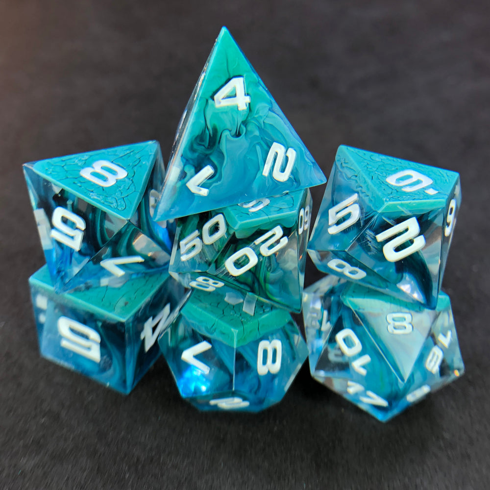 Lily Sprites 7-Piece Polyhedral Dice Set