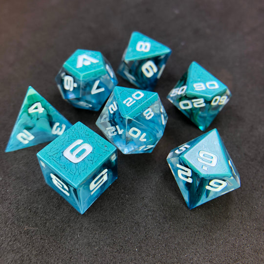 Lily Sprites 7-Piece Polyhedral Dice Set