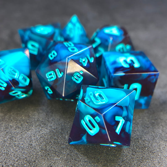 Ignis Fatui 7-Piece Polyhedral Dice Set