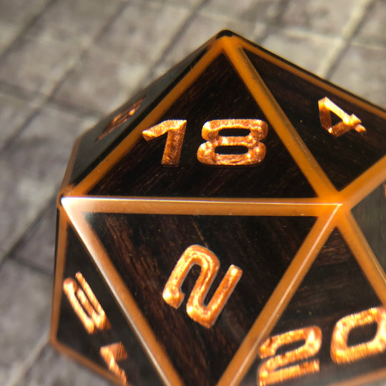 Bolivian Rosewood 34mm D20 Chonk