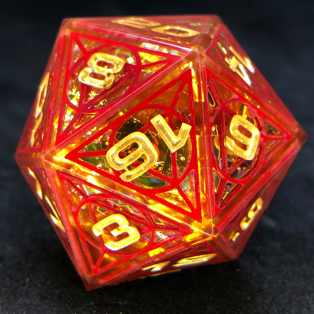 Rouge Cathedral 34mm D20 Chonk