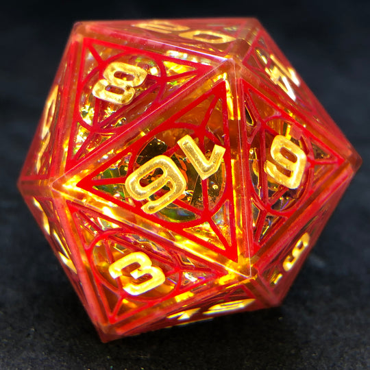 Rouge Cathedral 34mm D20 Chonk