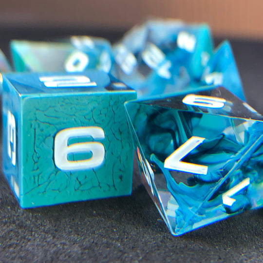 Lily Sprites 7-Piece Polyhedral Dice Set