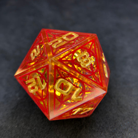Rouge Cathedral 34mm D20 Chonk