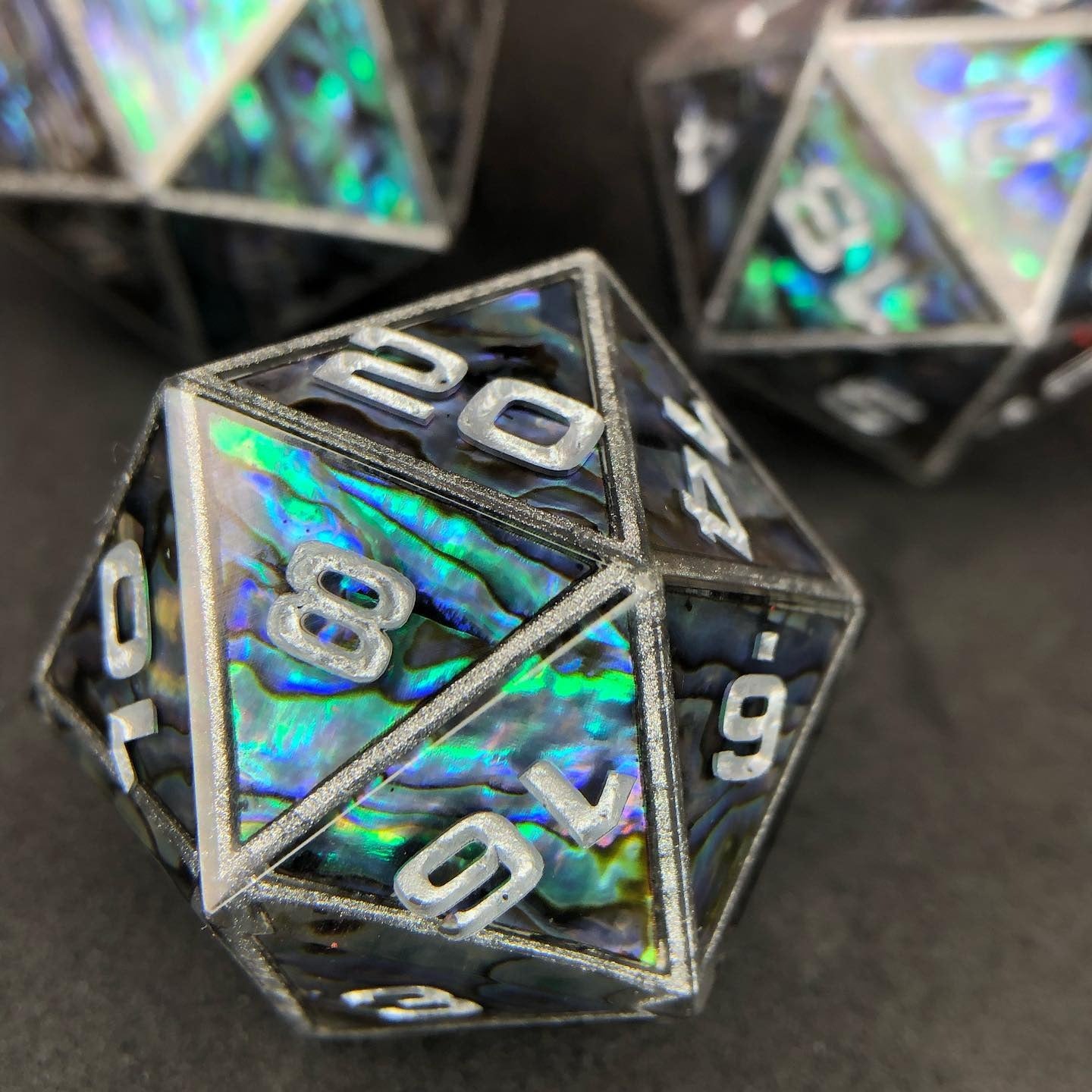 The Lustrous Elegance of Abalone Dice