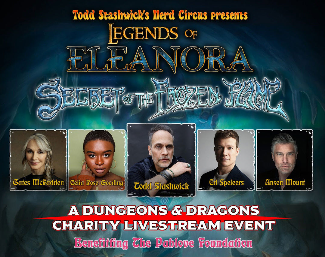 Celebrity Star Trek D&D Charity Livestream Sponsored by Aether Objects