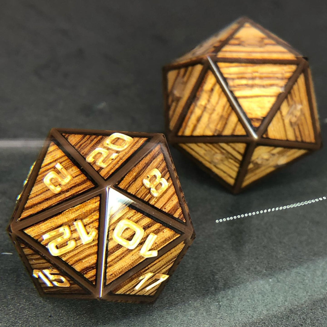 Zebrawood Dice