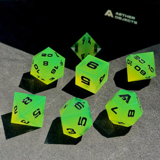 Solar Flux 7-Piece Resin Dice Set