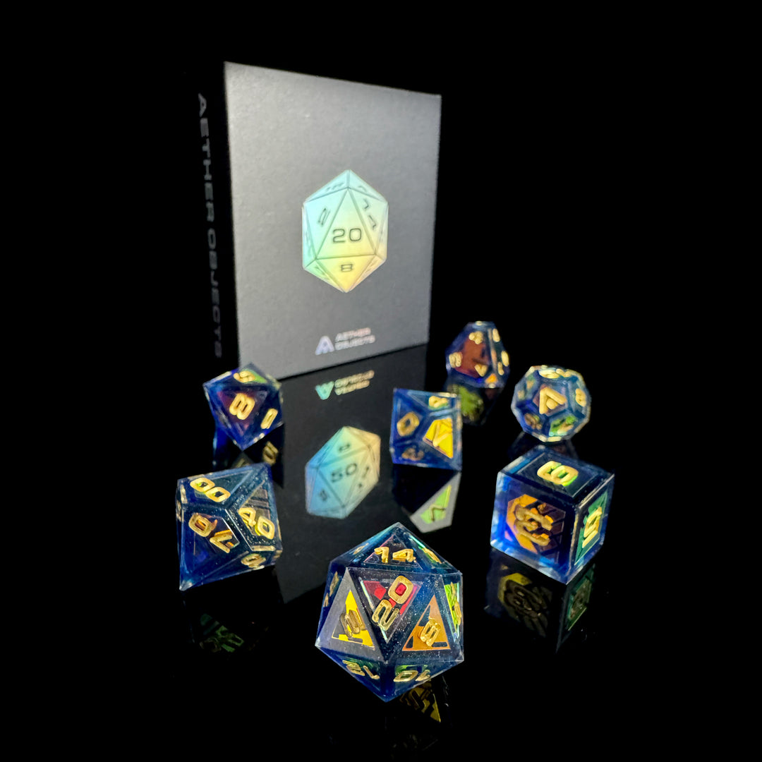 Isolinear 7-Piece Resin Dice Set