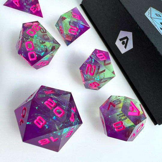 Spellwave 7-Piece Resin Dice Set