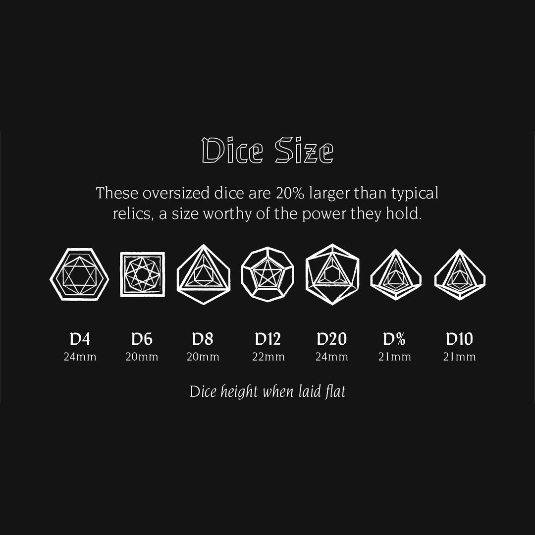 Umbral Cathedral Dice Set