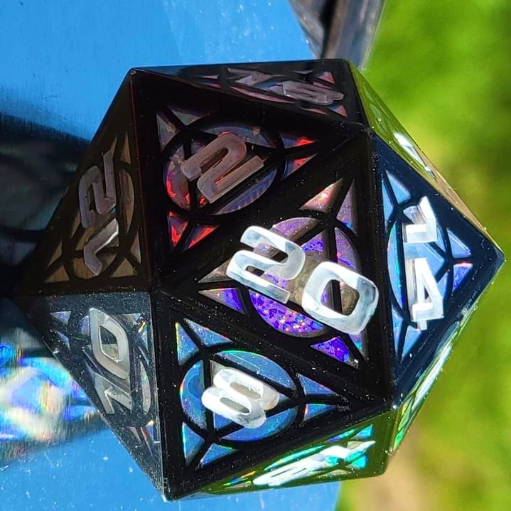 Holo Cathedral 3-Piece D20 Chonk Set