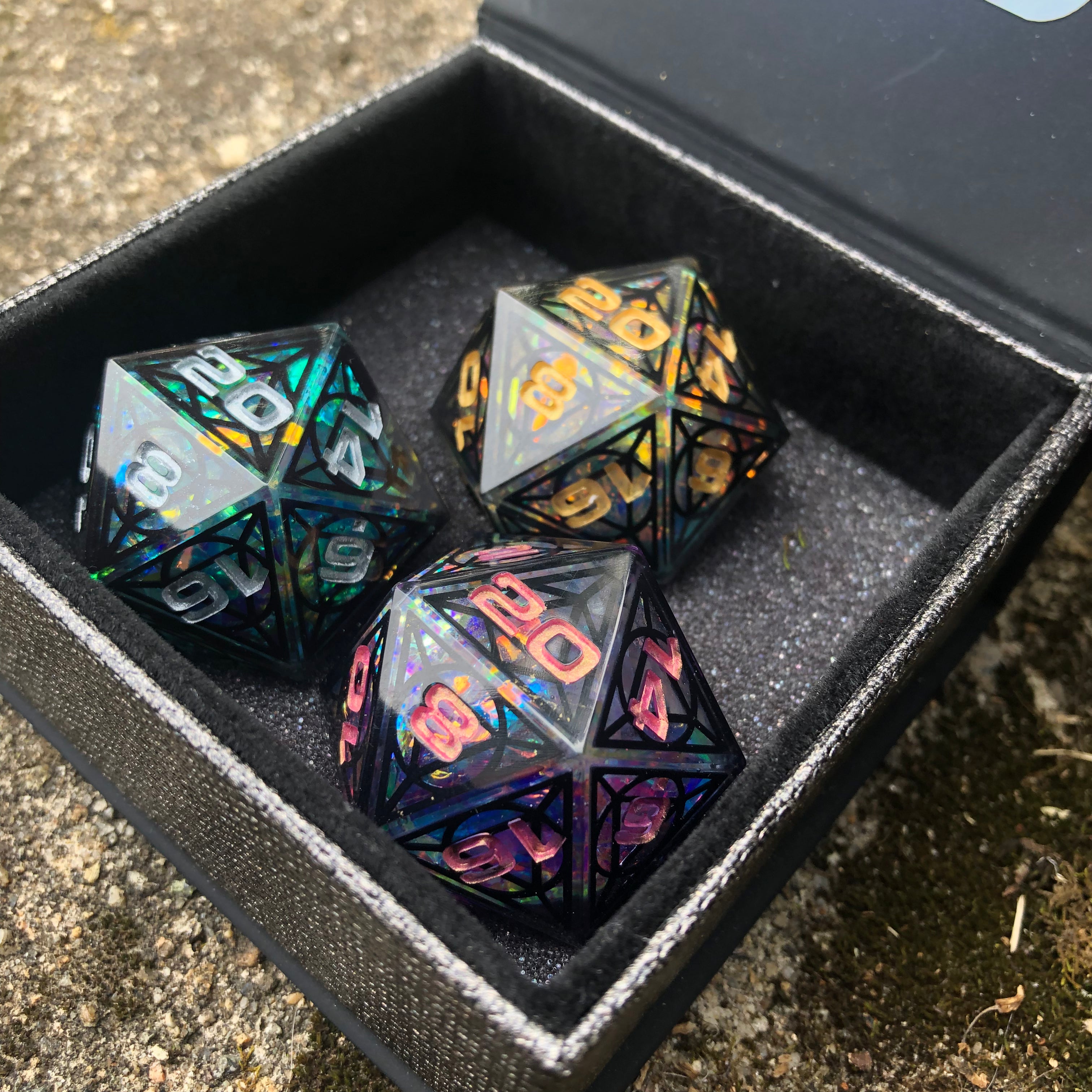 Exotic Wood 3-Piece D20 Chonk Set – Aether Objects