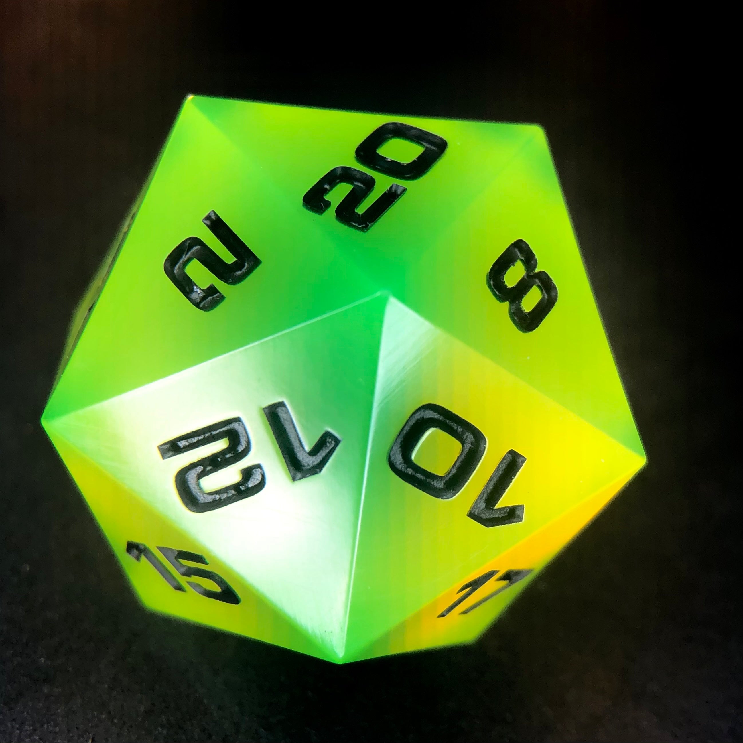 Chartreuse 34mm D20 Chonk