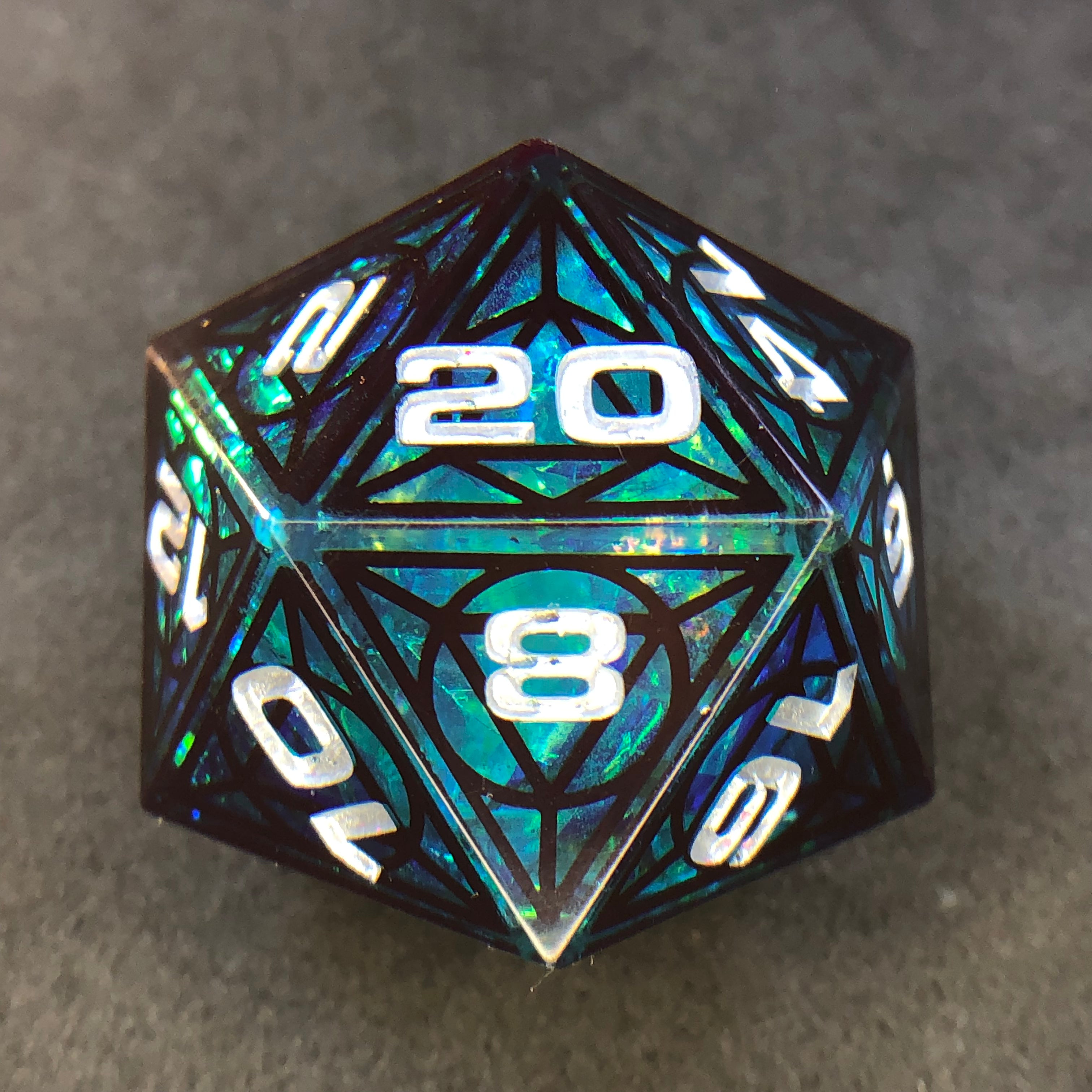 Sunken Cathedral 34mm D20 Chonk