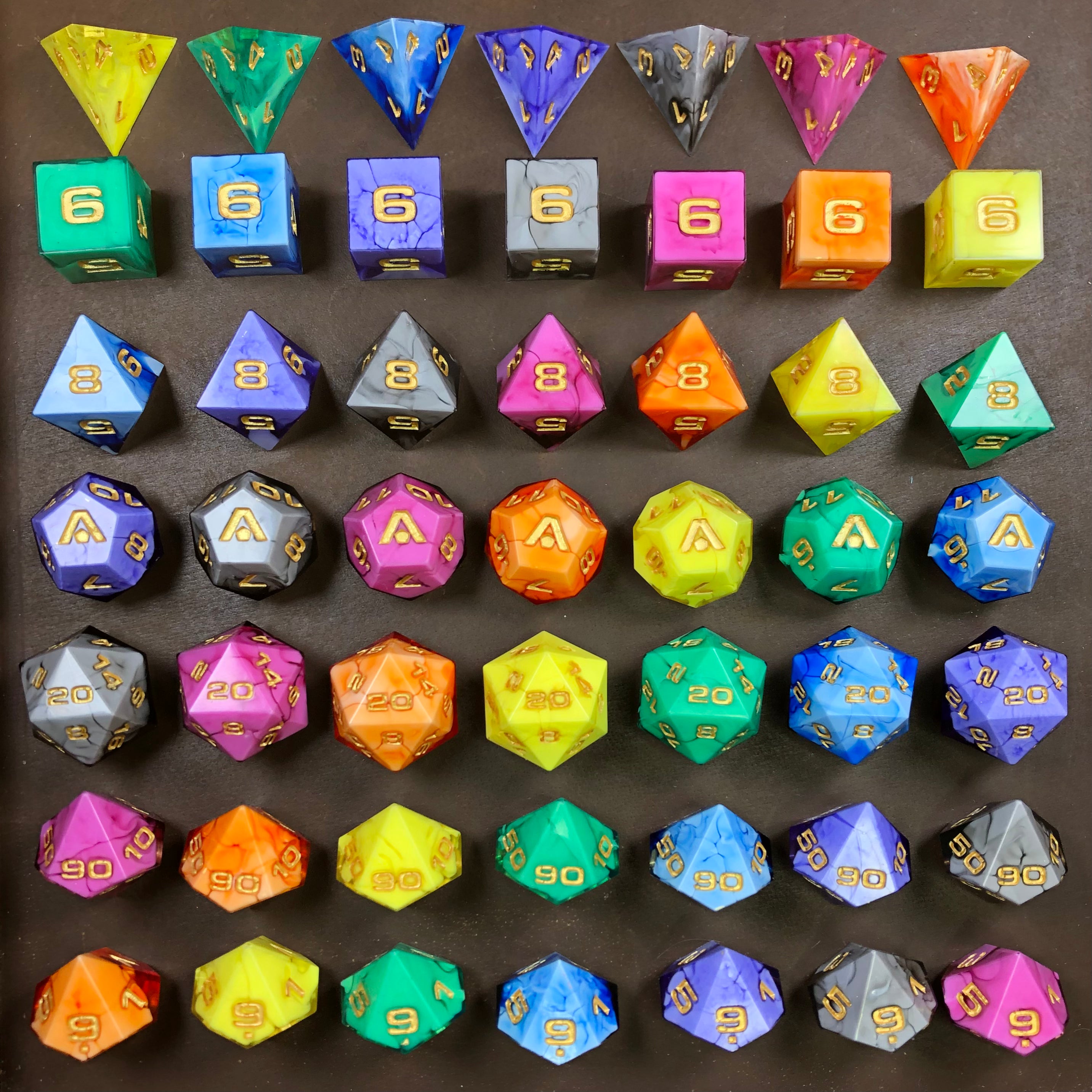 Brocken Spectre 7-Piece Polyhedral Dice Set