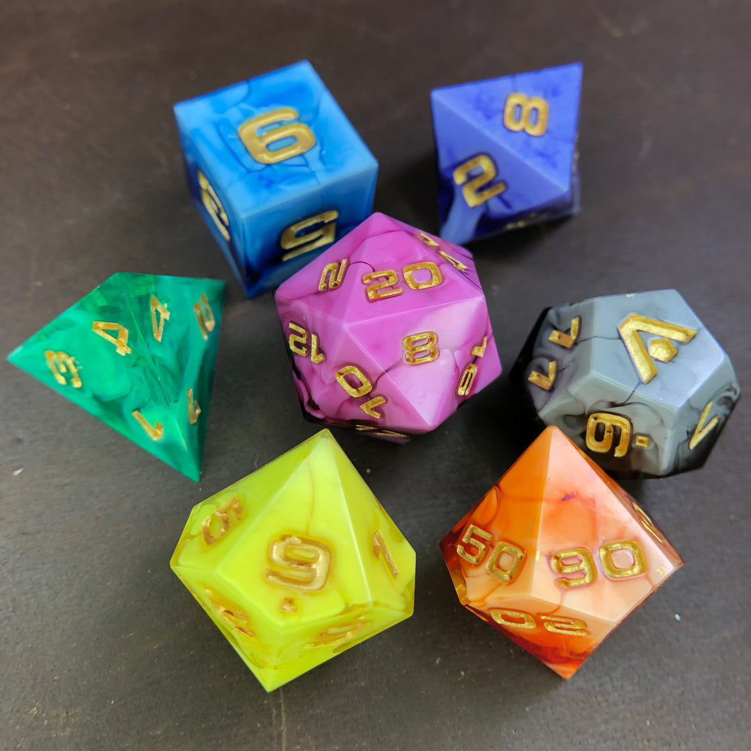 Brocken Spectre 7-Piece Polyhedral Dice Set